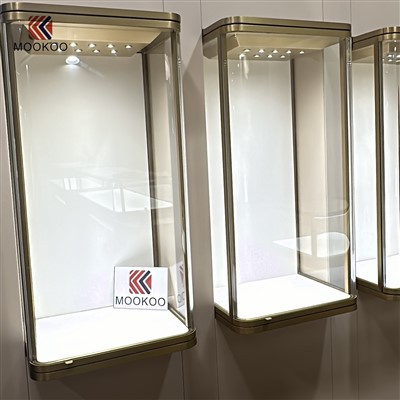 Paparan Pameran Barang Kemas Tersuai Di Dinding Reka Bentuk Reka Bentuk Kilang Untuk Paparan Runcit