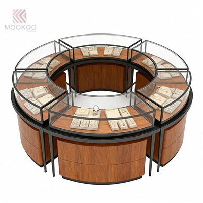 Kiosk Paparan Barang Kemas Wangdian Dispaly