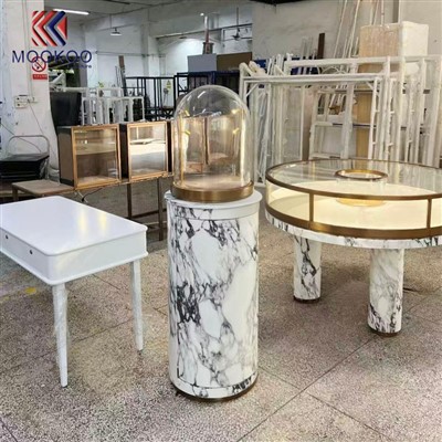 Kabinet Paparan Barang Kemas Pangkalan Marmar