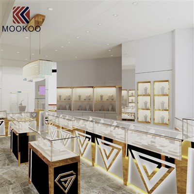 -Mewah-Barang Kemas-Pameran-Aurora-Putih-Emas