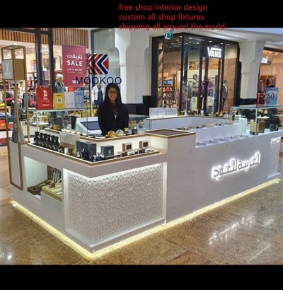 Rak Paparan Minyak Wangi Untuk Kedai Bebas Cukai