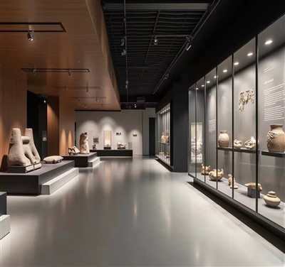 Keselamatan - Kabinet Paparan Muzium Dipertingkat