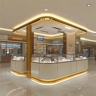 Showcase Untuk Kiosk Kedai Barang Kemas