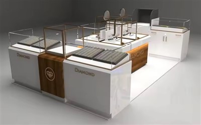 Showcase Untuk Kedai Barang Kemas