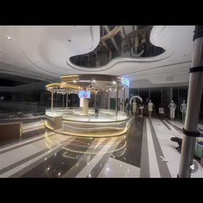 Kabinet Pameran Barang Kemas Kayu Kiosk Mall