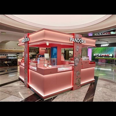 Kiosk Pameran Barang Kemas Kayu Kiosk Mall