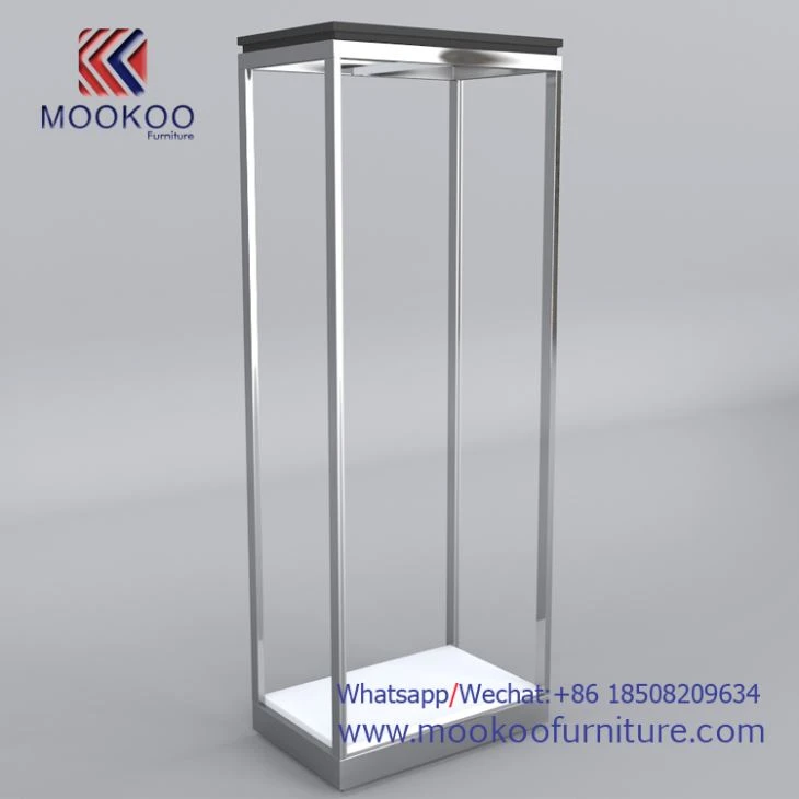 Iron Spraying And Stainless Steel Retail Wholesale Clothing Store Setting Display Racks Shelves