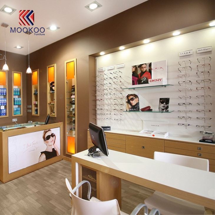 New Design Optical Shop Display Wall Sunglasses Shelf