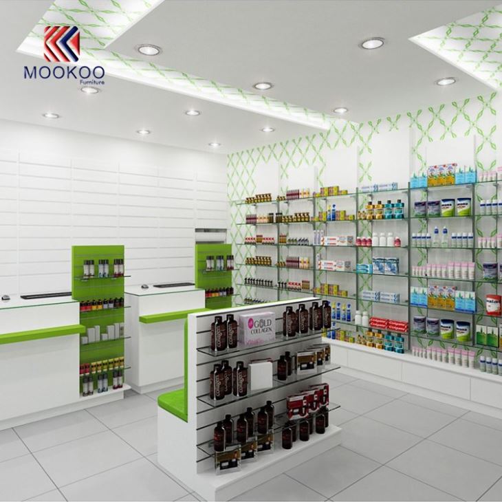Pharmacies Shop Display Counter Design