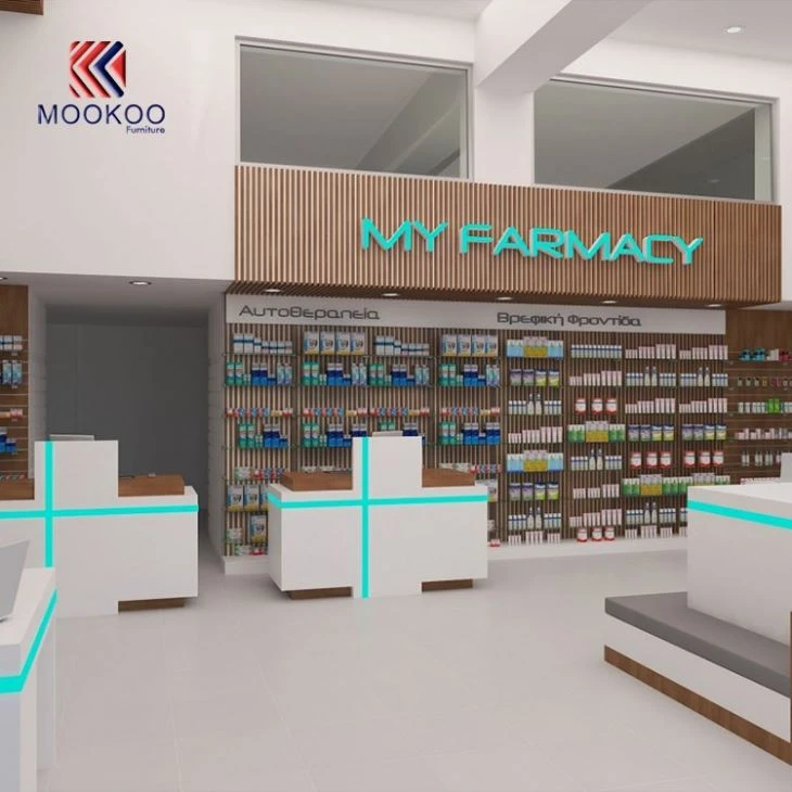 Pharmacy Flagship Shop Display Furniture