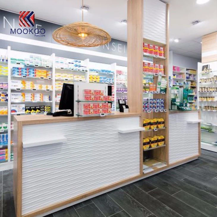 Pharmacy Shop Cashier Counter Design