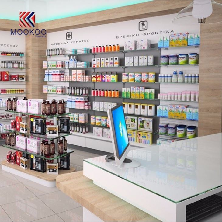 Retail Pharmacy Store Furniture Design