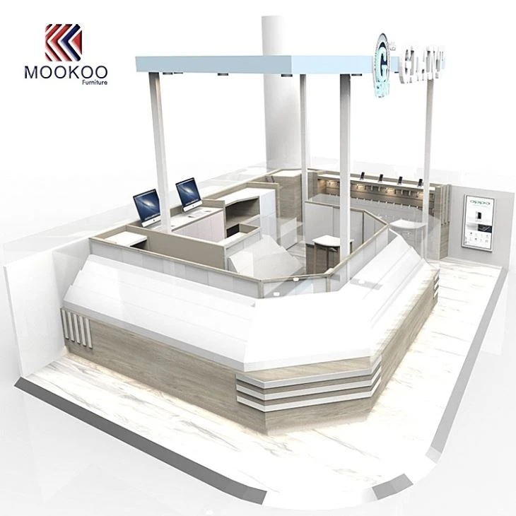 Shop Wooden Display Kiosk