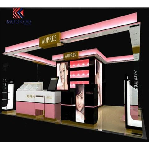 Reka bentuk kiosk makeup yang elegan